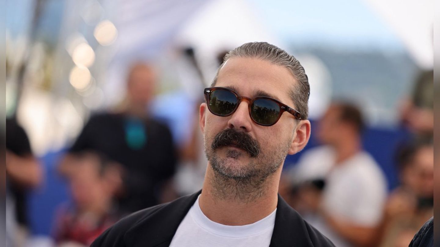 Shia Labeouf: He surprises with a new look in Cannes
