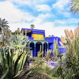 Der Majorelle-Garten samt blauer Villa, in dem 2008 Yves Saint Laurents Asche verstreut wird