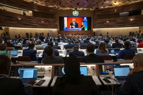 Weltgesundheitsversammlung in Genf