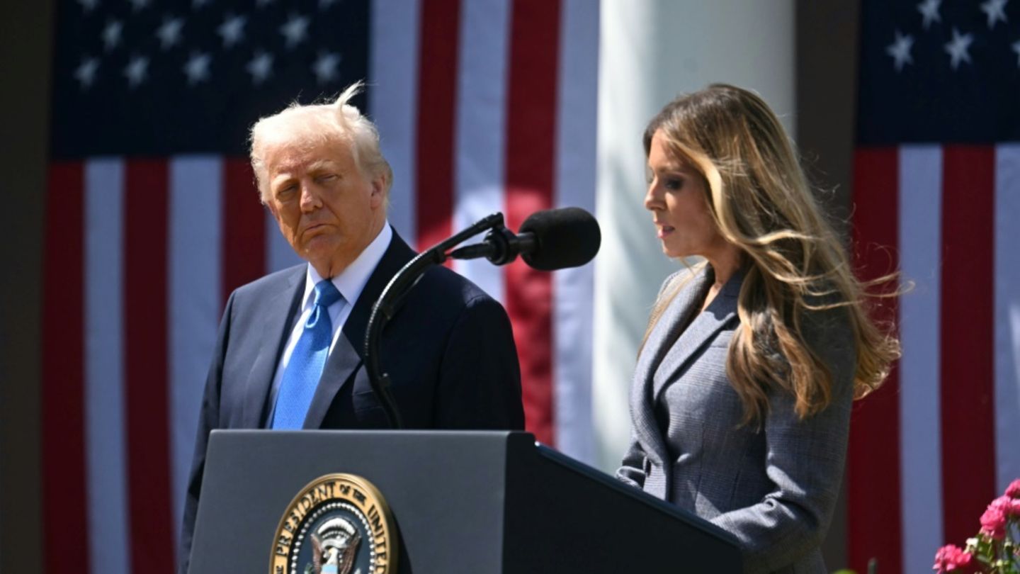 Donald Trump und seine Frau Melania