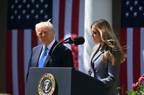 Donald Trump und seine Frau Melania