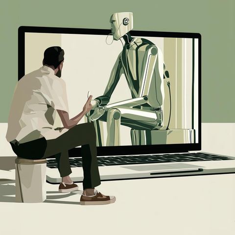 Artificial intelligence like Chatgpt can create pictures like this - but in the end it remains an algorithm