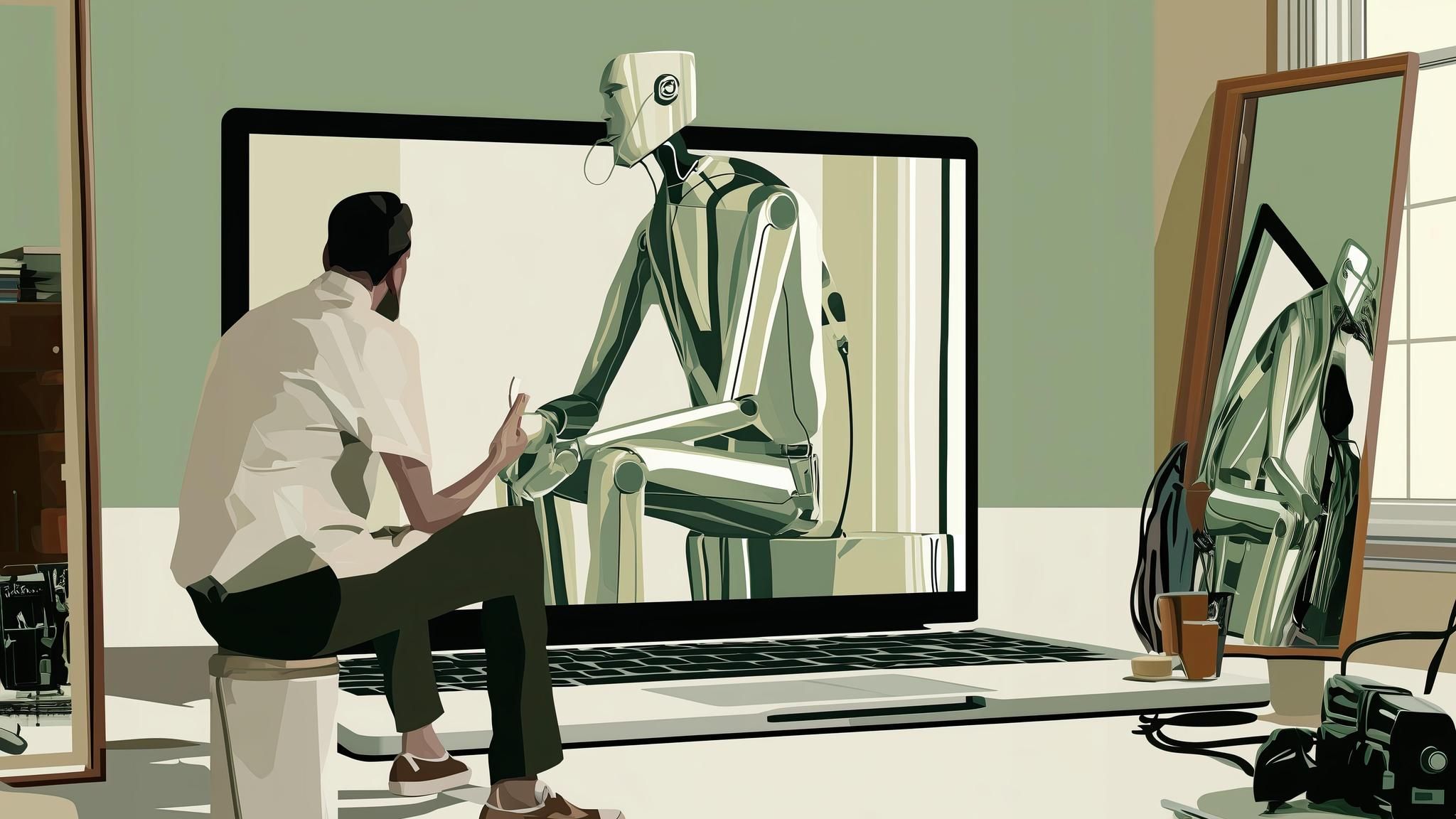 Künstliche Intelligenz wie ChatGPT kann Bilder wie dieses hier erstellen – aber am Ende bleibt sie ein Algorithmus