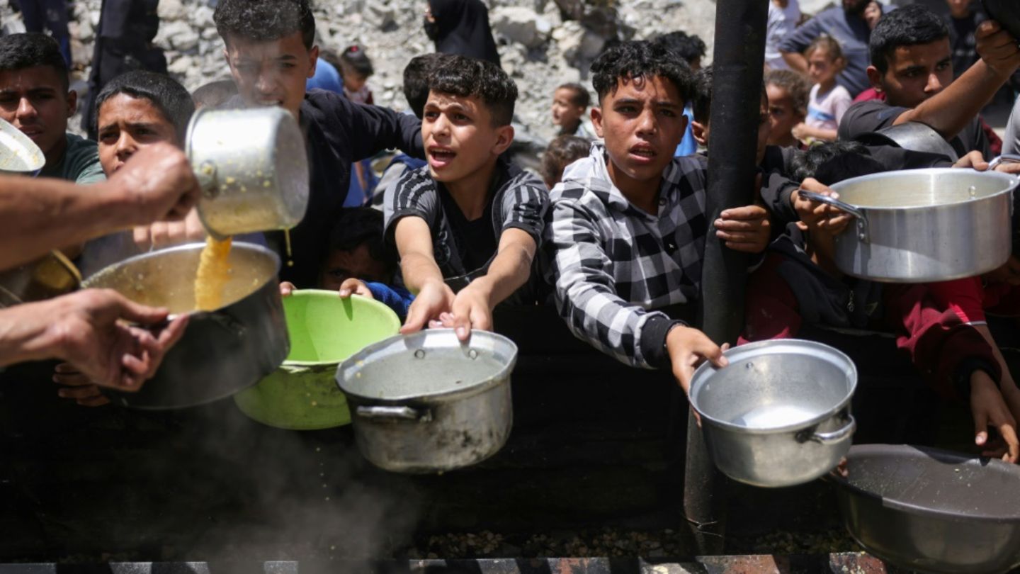 Lebensmittelhilfe im Gaza-Streifen