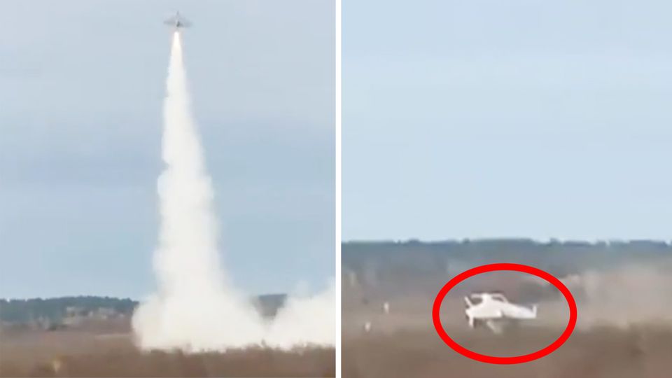 Videoaufnahmen zeigen: Ukraine testet neue Shahed-ähnliche Drohne