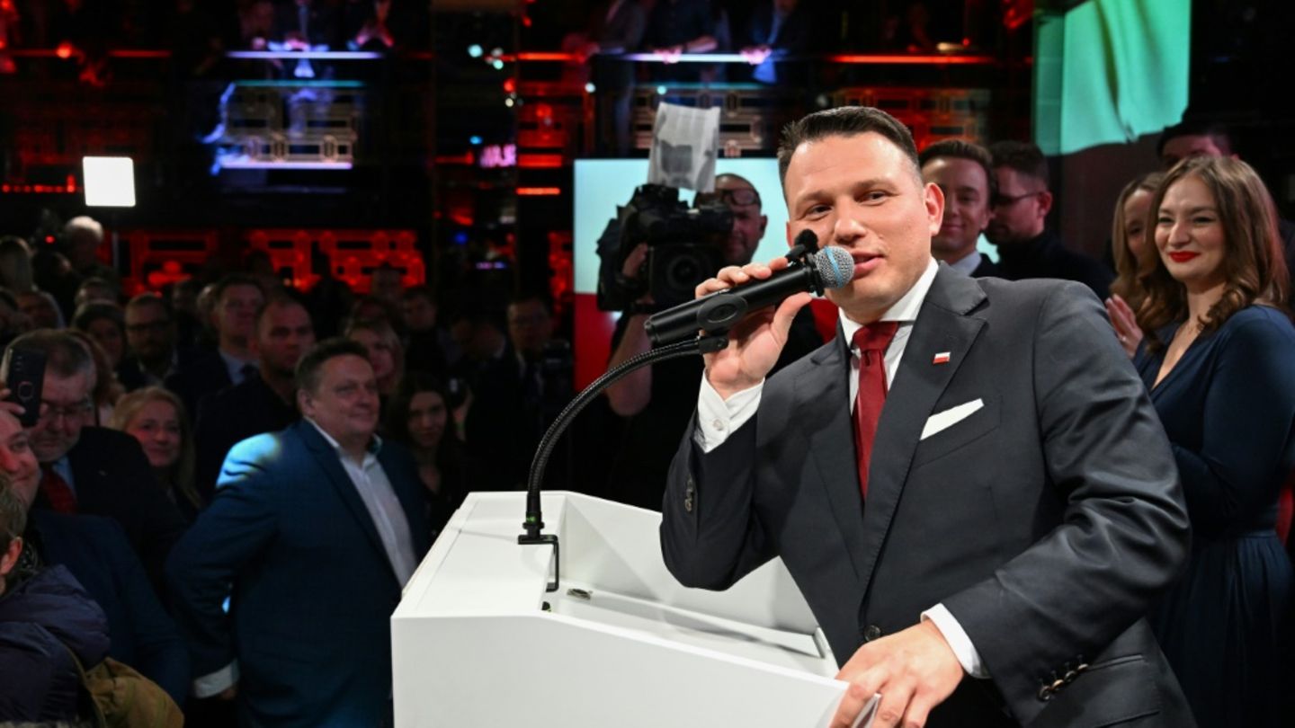 Der rechtsextreme polnische Präsidentschaftskandidat Slawomir Mentzen