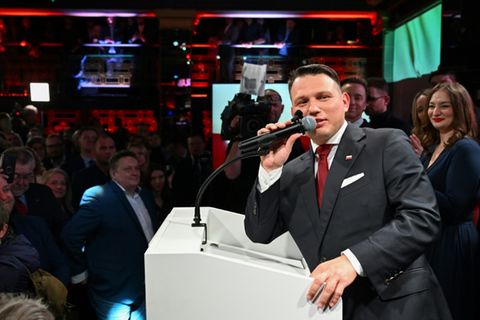 Der rechtsextreme polnische Präsidentschaftskandidat Slawomir Mentzen