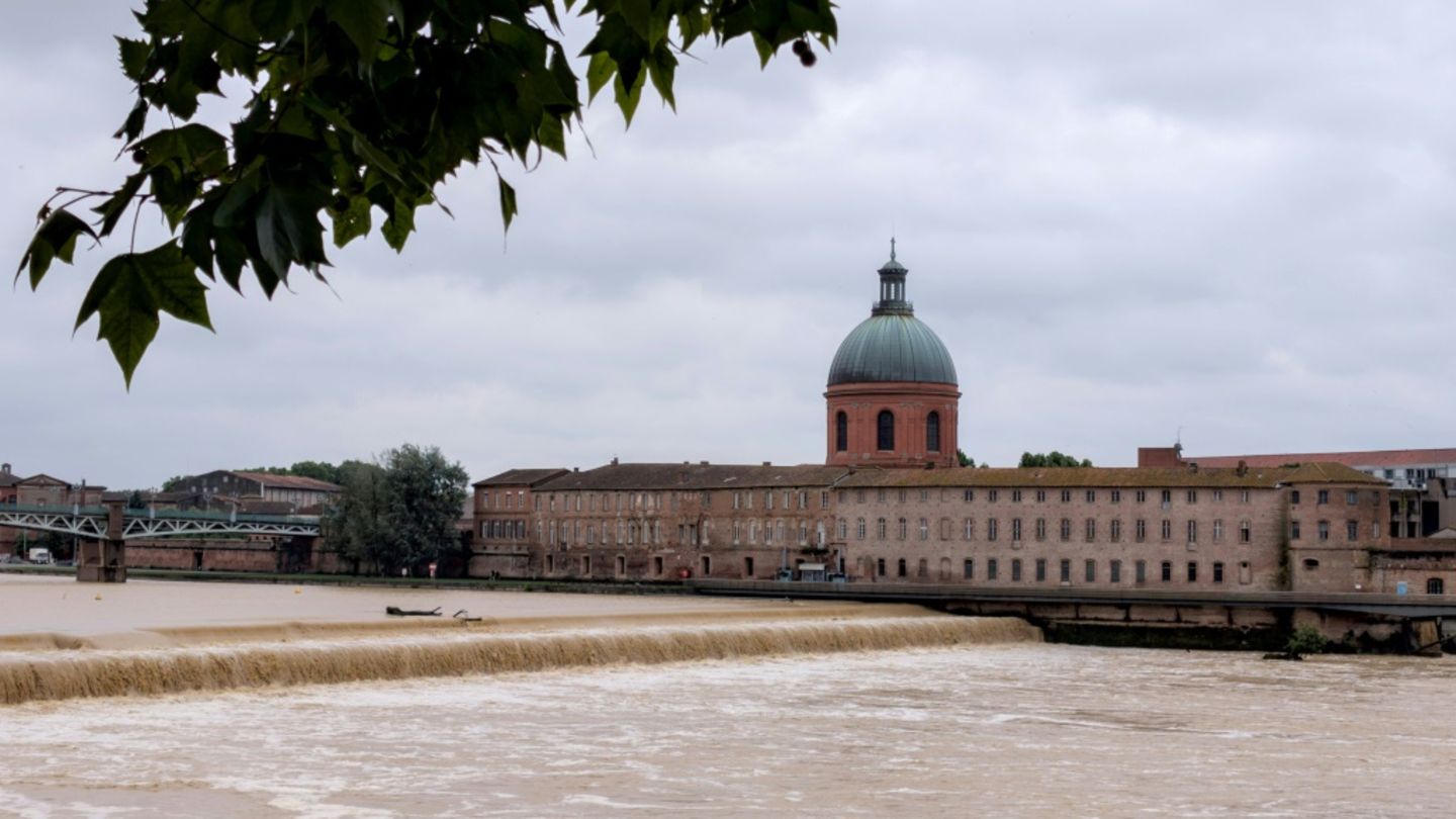Hochwasser in Toulouse