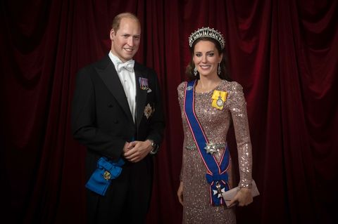 Die Wachsfiguren von Prinzessin Kate und Prinz William