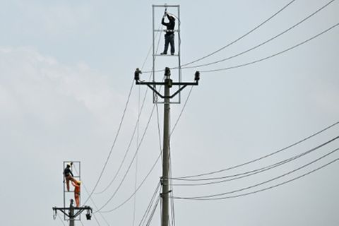 Luftiger Job