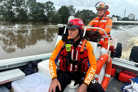 Rettungskräfte in Taree