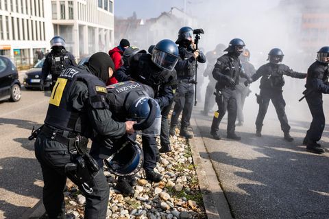 Gewalt gegen Polizisten
