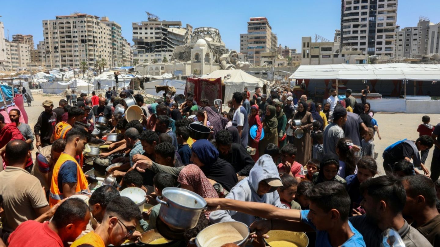Lebensmittelverteilung in Gaza