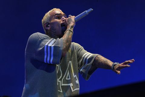 Chris Brown bei einem Auftritt im Dezember 2024 in Südafrika.