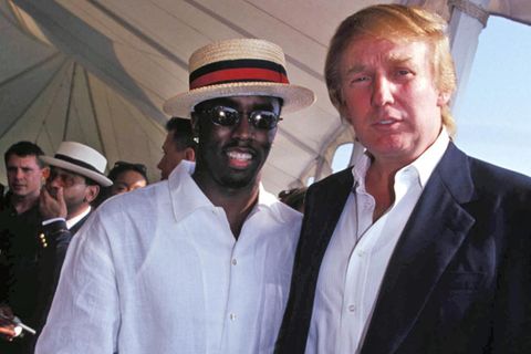 P. Diddy und US-Präsident Donald Trump