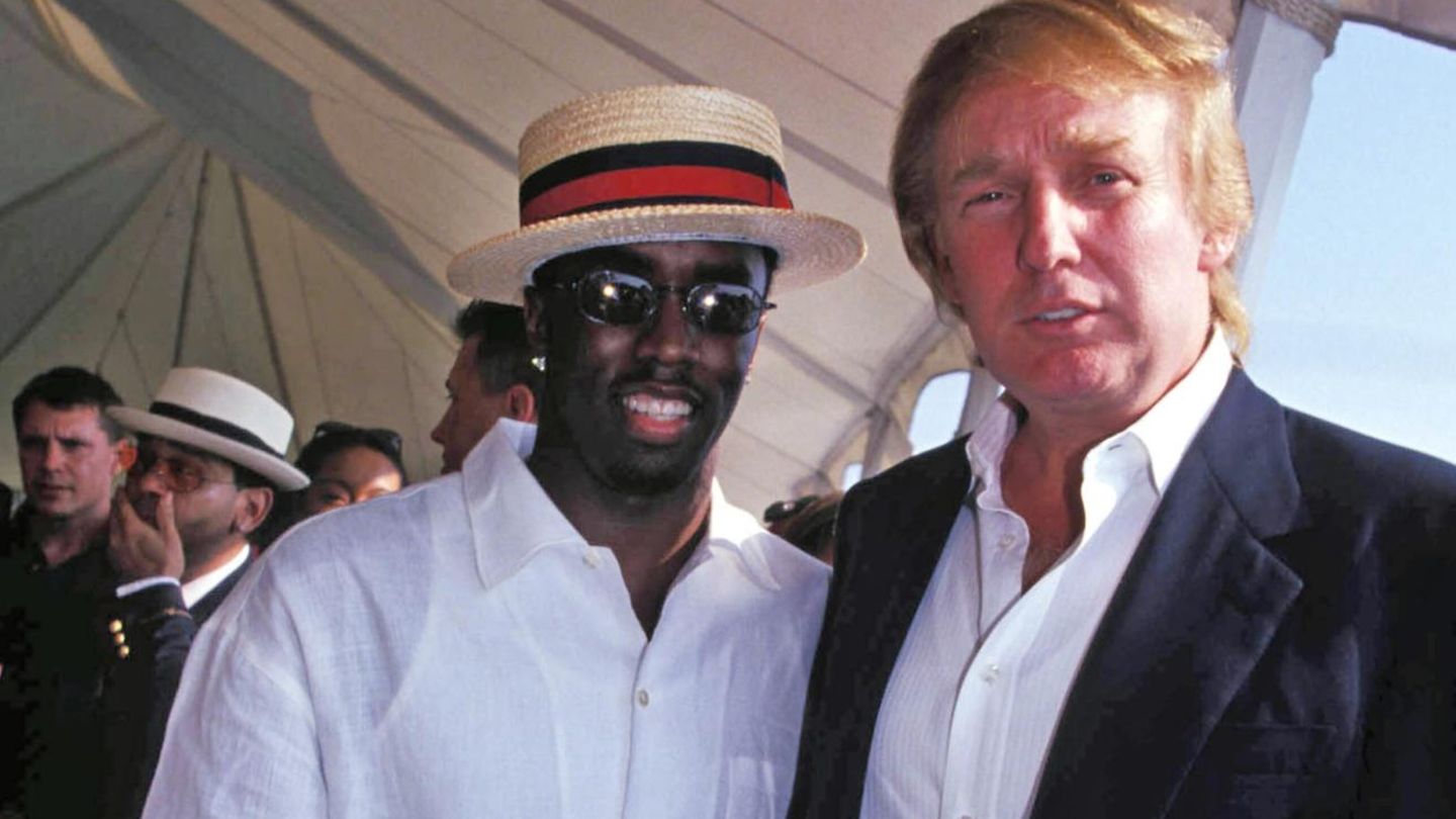 P. Diddy und US-Präsident Donald Trump P. Diddy und US-Präsident Donald Trump