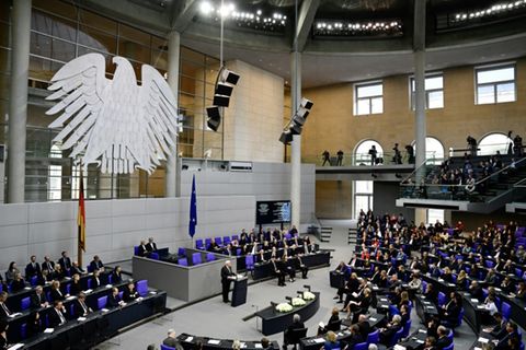 Plenum des Bundestags