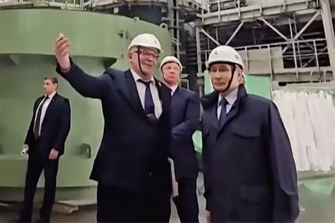 Im Schutz der Nacht: Putin besucht Kursk-Atomkraftwerk