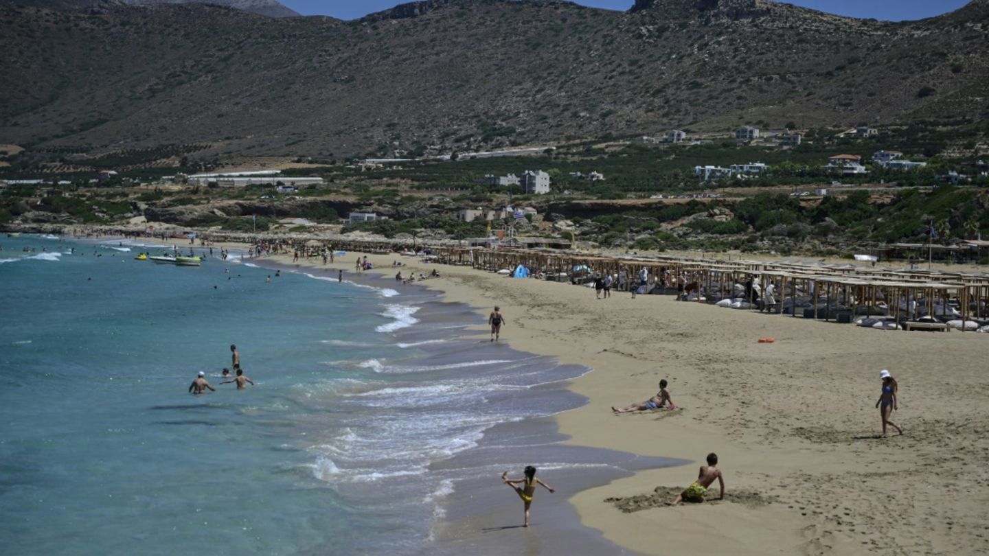 Strand im Nordwesten Kretas