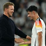 Julian Nagelsmann und Aleksandar Pavlović