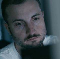 stern-Reporter Matthias Bolsinger bei der Recherche