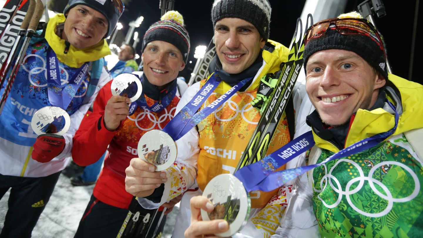 Olympia 2014: Biathlon relay: Olympic gold with eleven years late