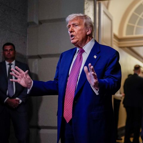 Der Präsident mit Mission auf dem Capitol Hill. Donald Trump bringt zögernde Republikaner auf Linie für seine "Big Beautiful Bill"