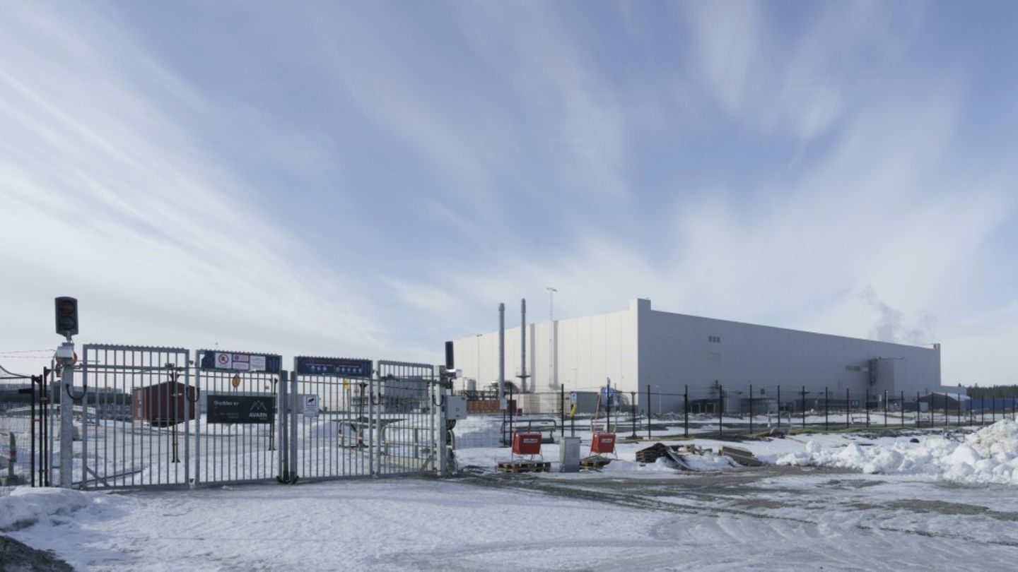 Northvolt-Fabrik in Skelleftea