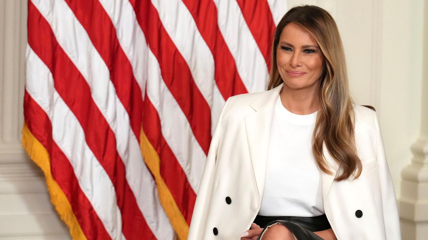 "Lasst die Zukunft des Verlagswesens beginnen", sagte Melanie Trump bei der Verkündigung ihres KI-Projektes