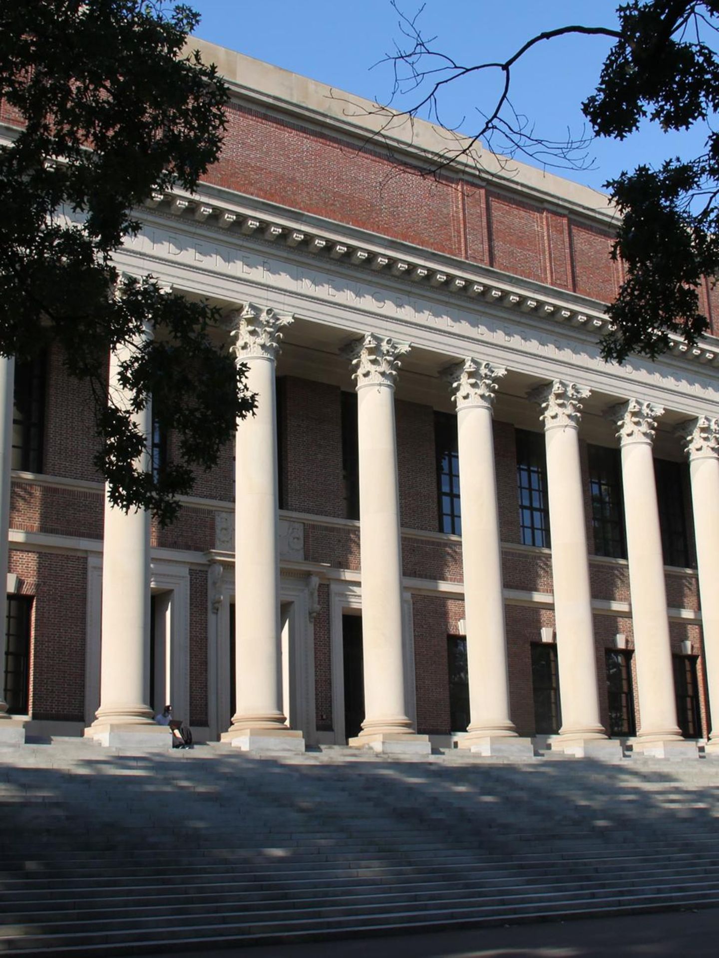 Der Campus der Harvard-Universität in Cambridge in Massachusetts