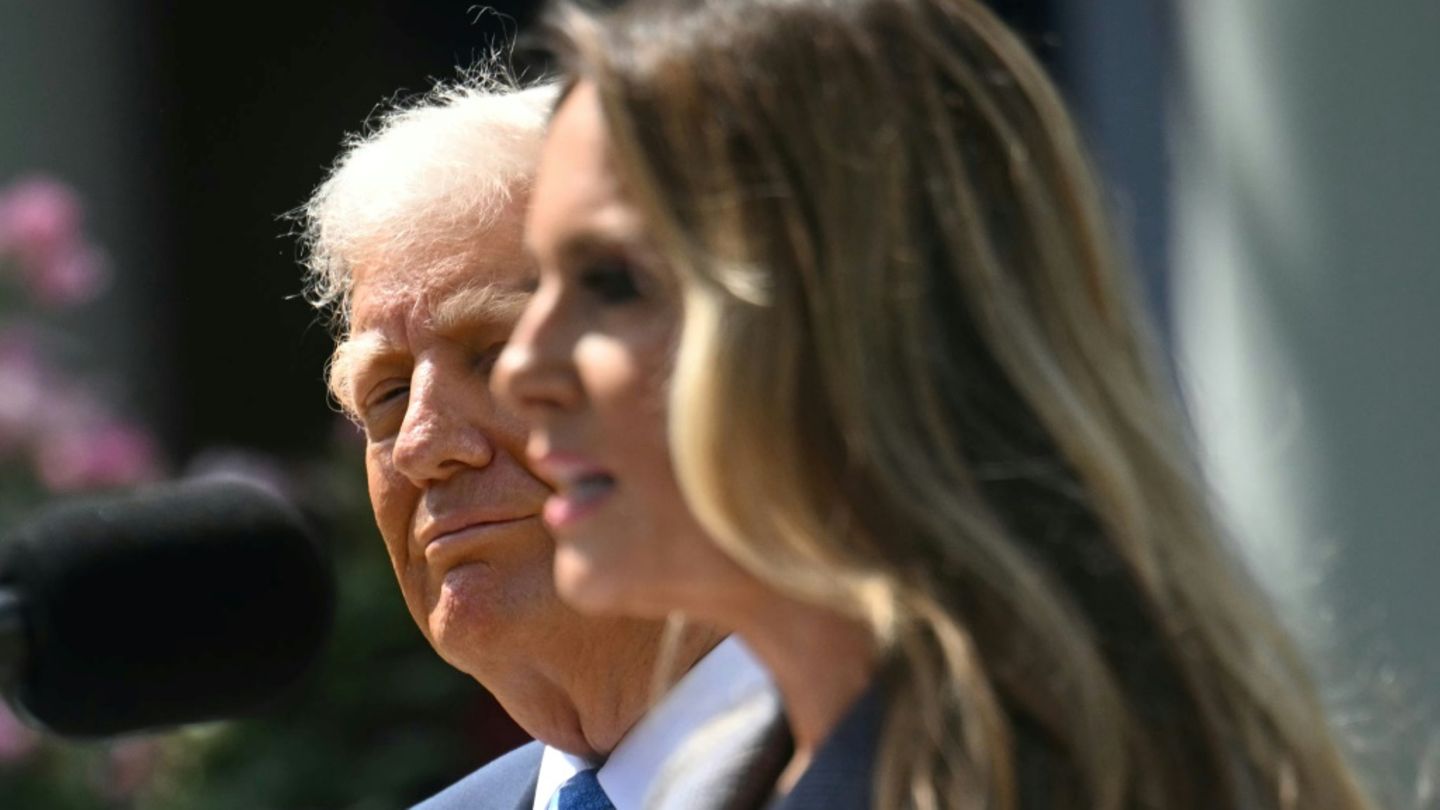Melania Trump bei einer Rede gegen "Rachepornos"