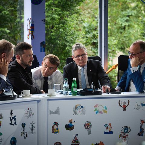 Europas Regierungschefs müssen mit der Wankelmütigkeit Donald Trumps in der Ukraine-Frage umgehen