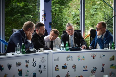 Europas Regierungschefs müssen mit der Wankelmütigkeit Donald Trumps in der Ukraine-Frage umgehen