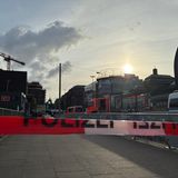 Absperrband vor dem Hamburger Hauptbahnhof