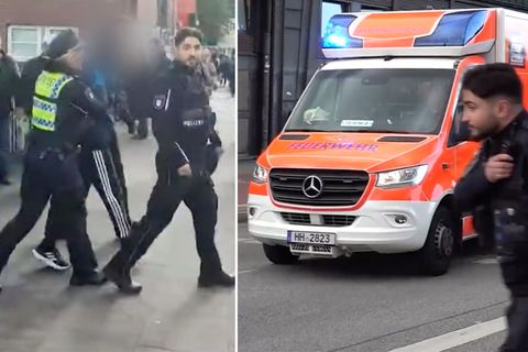 Messerangriff in Hamburg: Video zeigt Festnahme – Sanitäter schildert Chaos