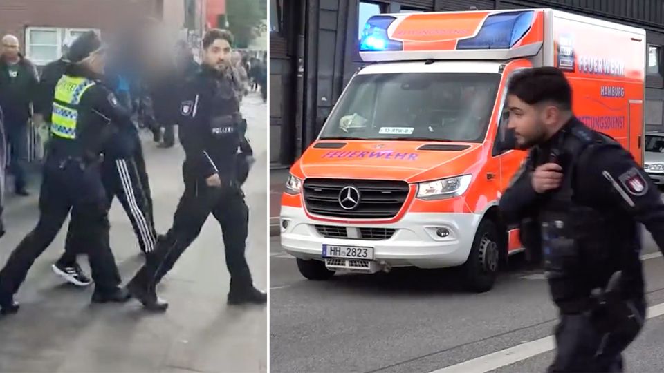 Messerangriff in Hamburg: Video zeigt Festnahme – Sanitäter schildert Chaos Messerangriff in Hamburg: Video zeigt Festnahme – Sanitäter schildert Chaos