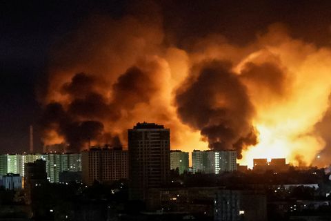 Kiew: Drohnen und Raketen auf Hauptstadt der Ukraine bei russischem Angriff in der Nacht