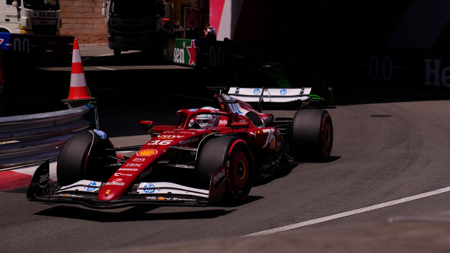 Formula 1: Leclerc in the last training session in Monaco before Verstappen