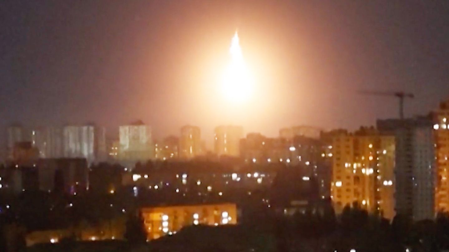 Ukraine: Great Russian attack shakes Kyiv – fireball over the city