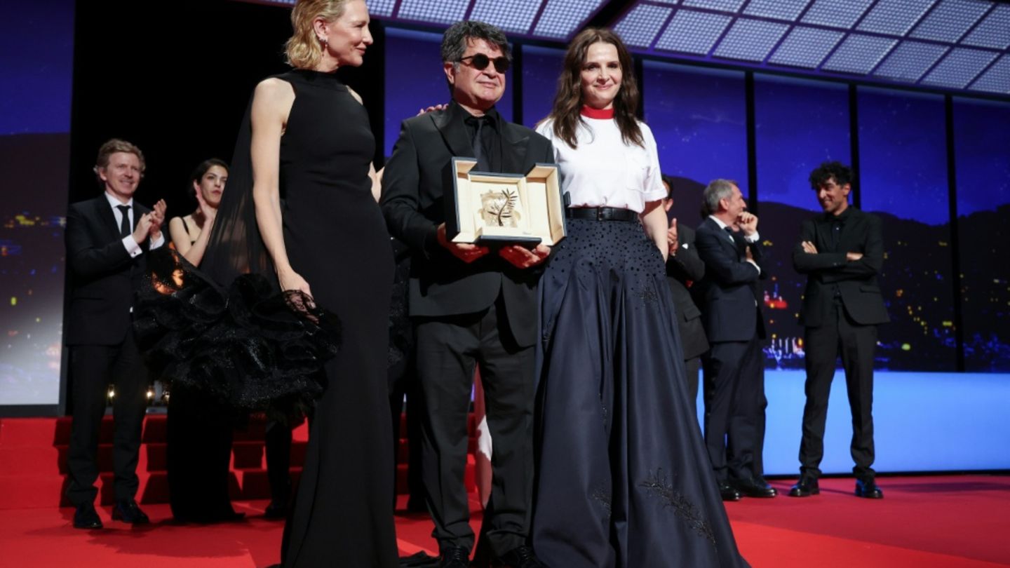 Panahi mit Cate Blanchett (links) und Juliette Binoche