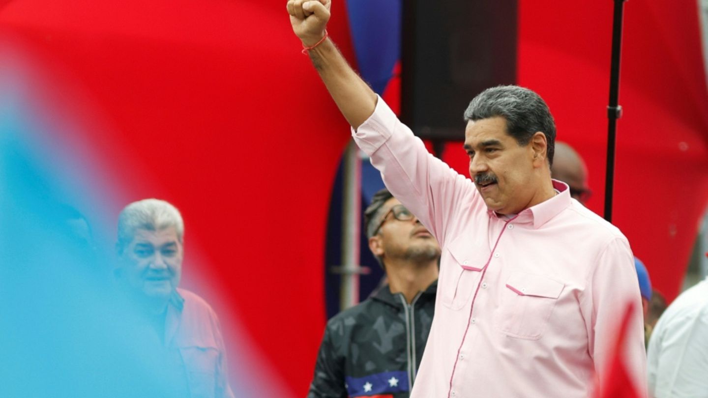 Venezuelas Präsident Nicolás Maduro am 1. Mai 2025