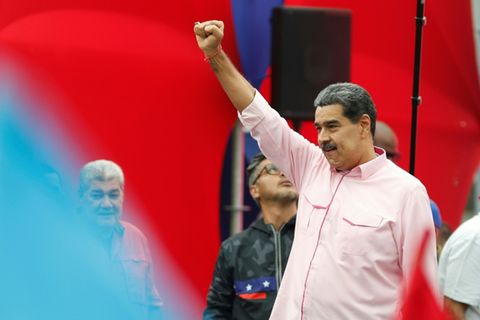 Venezuelas Präsident Nicolás Maduro am 1. Mai 2025