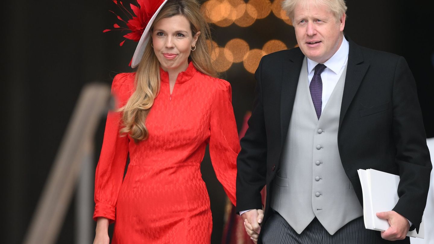 Baby: Boris Johnson has become a father again
