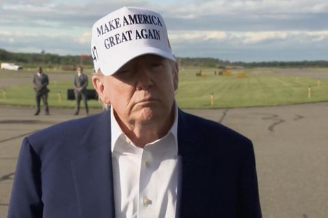 Donald Trump reagiert auf Putins Angriffe mit Empörung