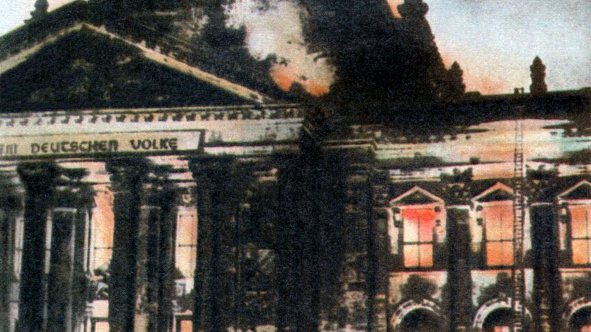Reichstag in Flammen