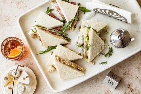 Dreieckige Sandwiches: Tramezzino