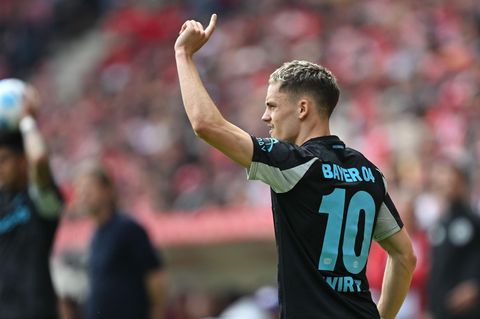 Florian Wirtz in einem Spiel für Bayer 04 Leverkusen