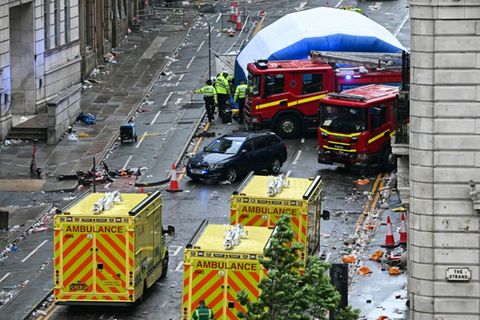Rettungsdienste in Liverpools Innenstadt