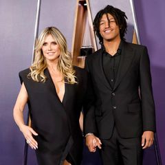 American Music Awards: Jackson kam mit Bundesadler auf der Brust, Klum mit Sohn Henry am Arm