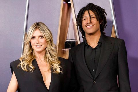 American Music Awards: Jackson kam mit Bundesadler auf der Brust, Klum mit Sohn Henry am Arm